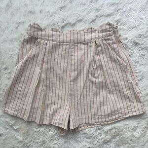 Le Lis High-Waisted Striped Shorts (NWT - Size S)